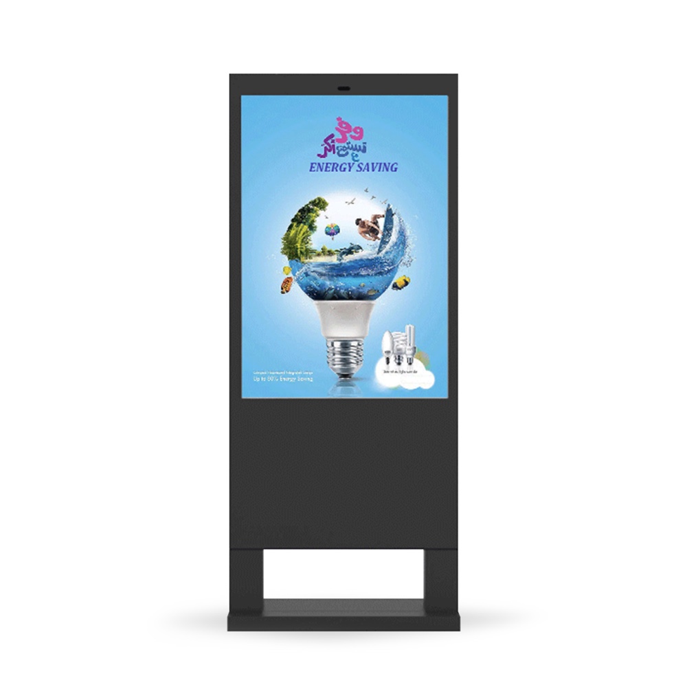  Pantalla LCD de publicidad exterior con soporte de suelo