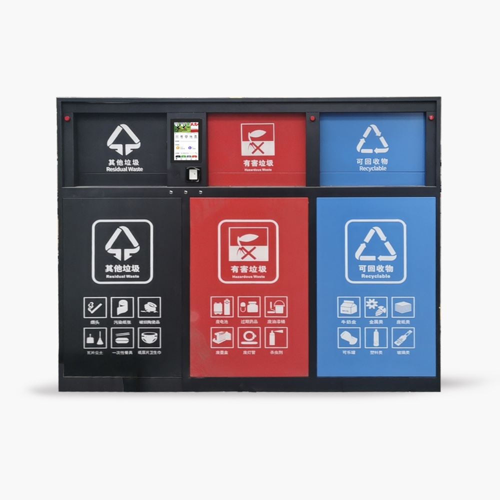 Contenedor de clasificación de residuos inteligente-compartimento 3