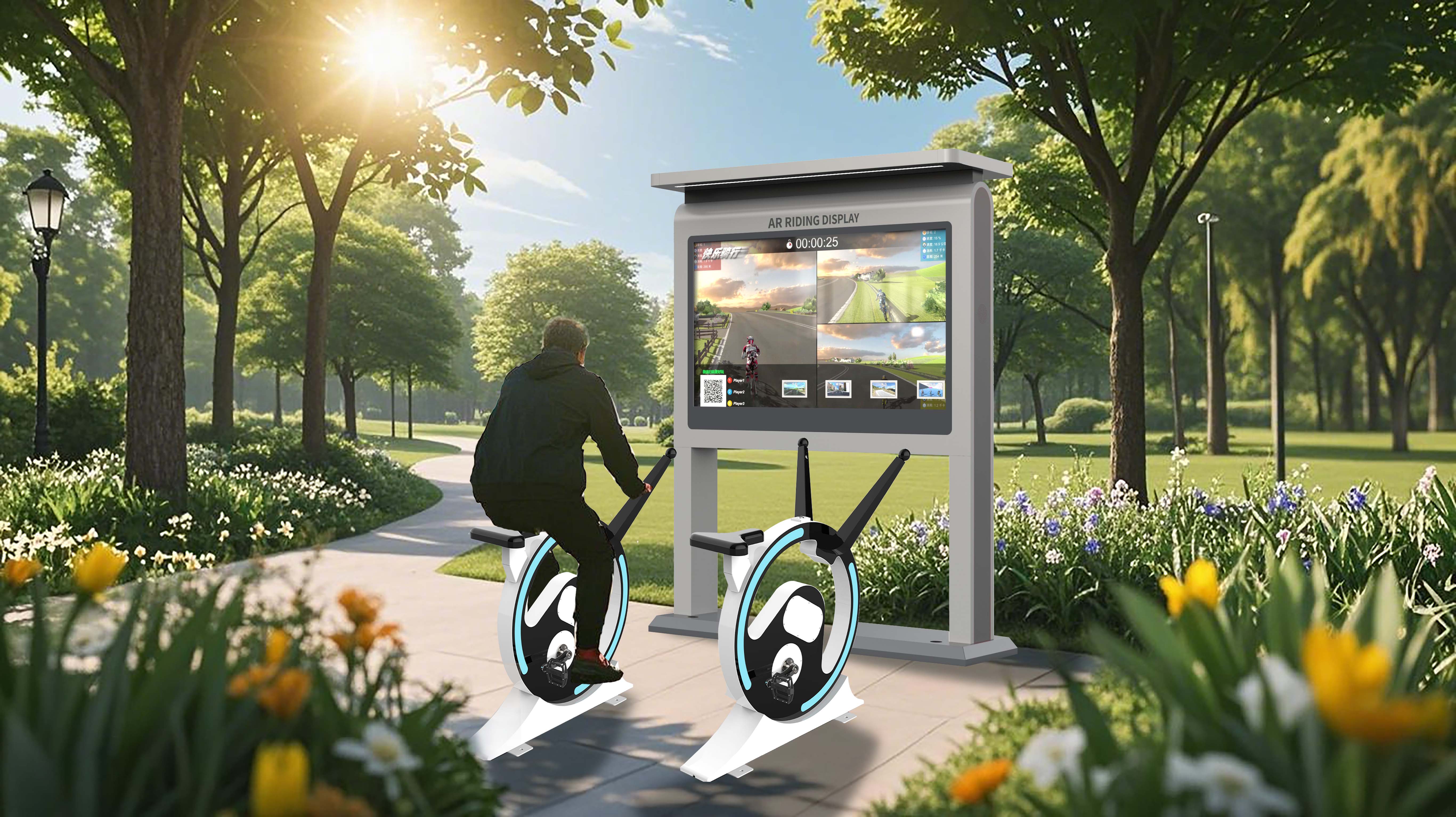 ¿Cansado de entrenamientos aburridos? ¿Cómo puede una pantalla de ciclismo AR revolucionar la aptitud y la diversión?