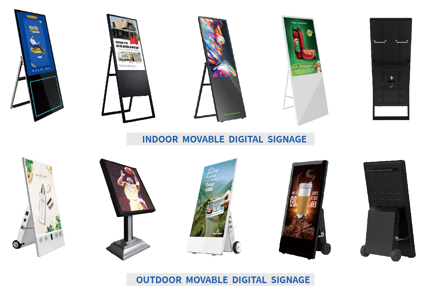 可移动式广告机1