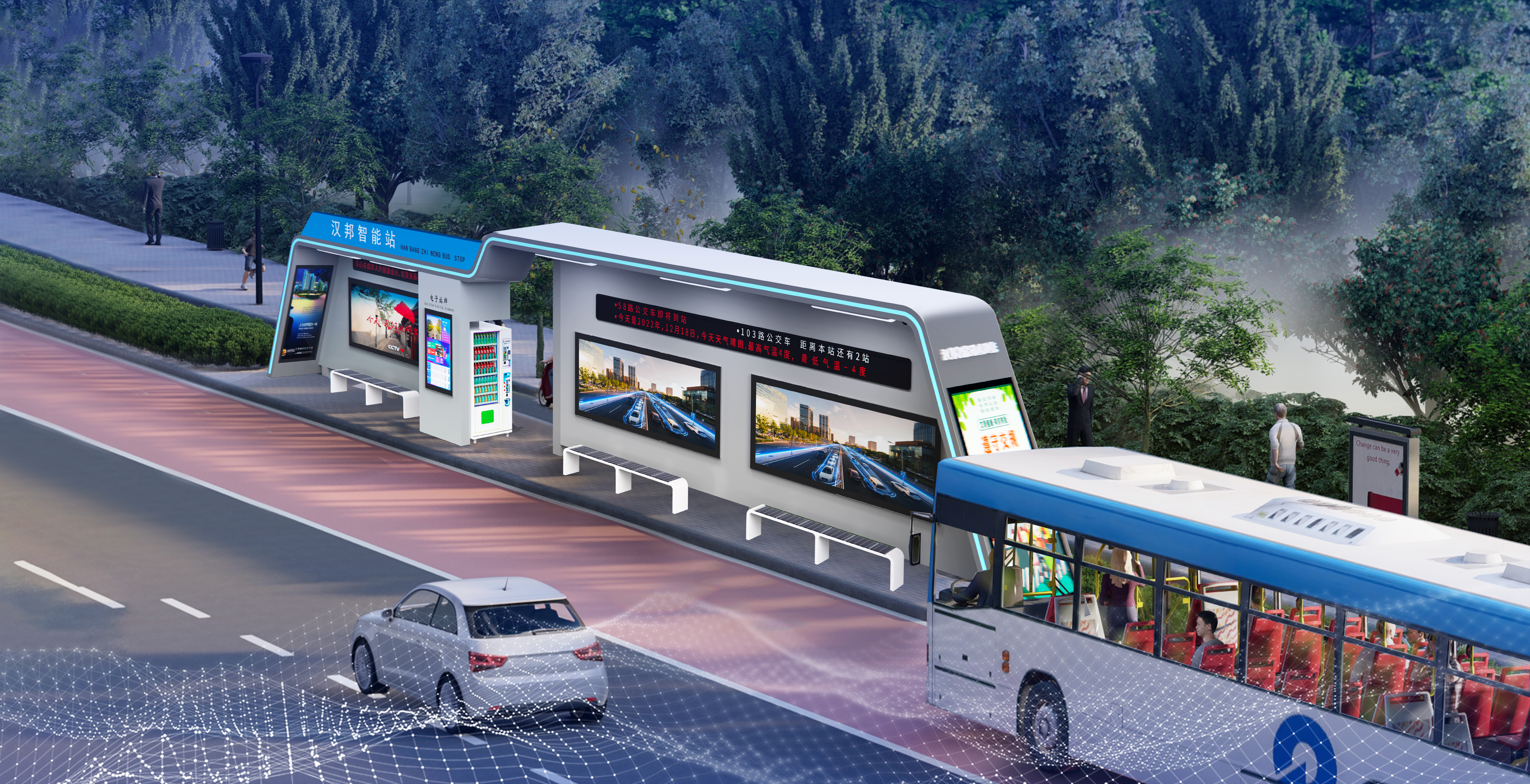 ¿Qué puede hacer una señal de parada de autobús electrónica inteligente por usted?